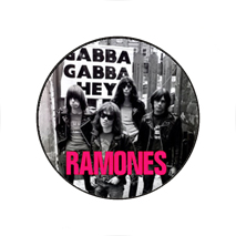 Insigna 2,5 cm RAMONES Band (I-SHK)