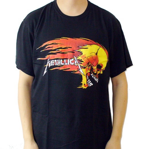 Tricou METALLICA Flaming Skull TR/JV/T165