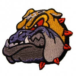 Patch Bulldog cu zgarda mare (patch de lipit) (EP113)