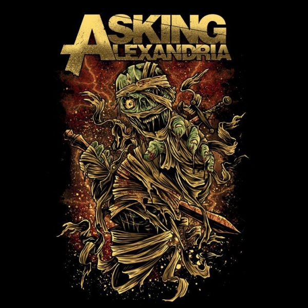 Patch ASKING ALEXANDRIA Mummy patrat (lichidare stoc) (P-SHK)