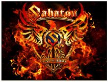 Patch SABATON Coat of Arms dreptunghiular (lichidare stoc) (P-SHK)