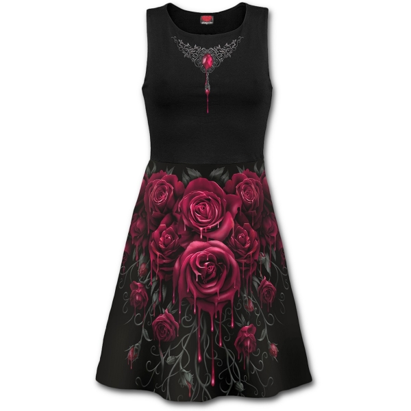 Rochie S015F130 - Blood Rose AO (Lichidare Stoc!)