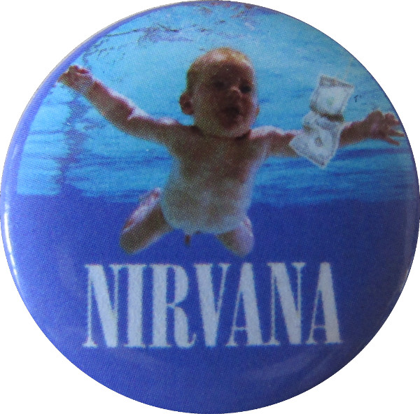Insigna 2,5 cm NIRVANA Nevermind (I-SHK)