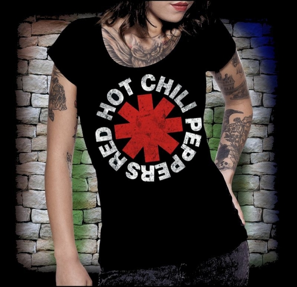 Girlie Gildan RED HOT CHILI PEPPERS Logo