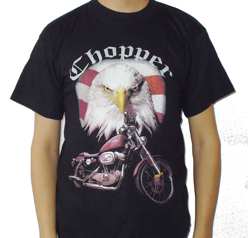 Tricou CHOPPER Vultur si Motocicleta TR/JV/T054