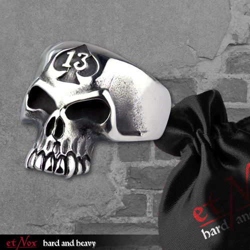 SR1158 Inel de Inox Skull 13