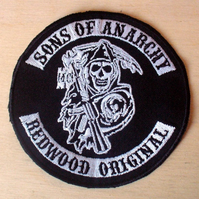 Patch SONS OF ANARCHY rotund (patch brodat) (P-SHK)