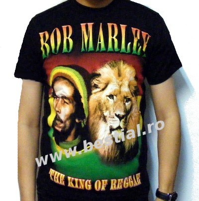Tricou BOB MARLEY The King of Reggae (T294)