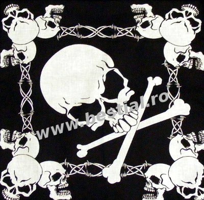 Bandana cranii cu sarma ghimpata