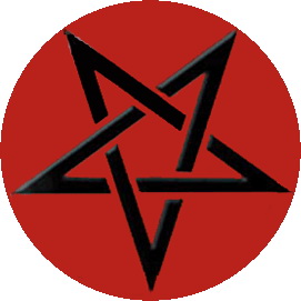 Insigna 2,5 cm PENTAGRAM  (HBG)