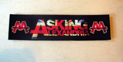 Patch ASKING ALEXANDRIA Flag (superstrip) (lichidare stoc) (P-SHK)