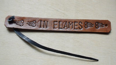 Bratara artizanat 2 cm embosata In Flames