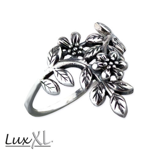 R1014 Inel de argint Silver Flower