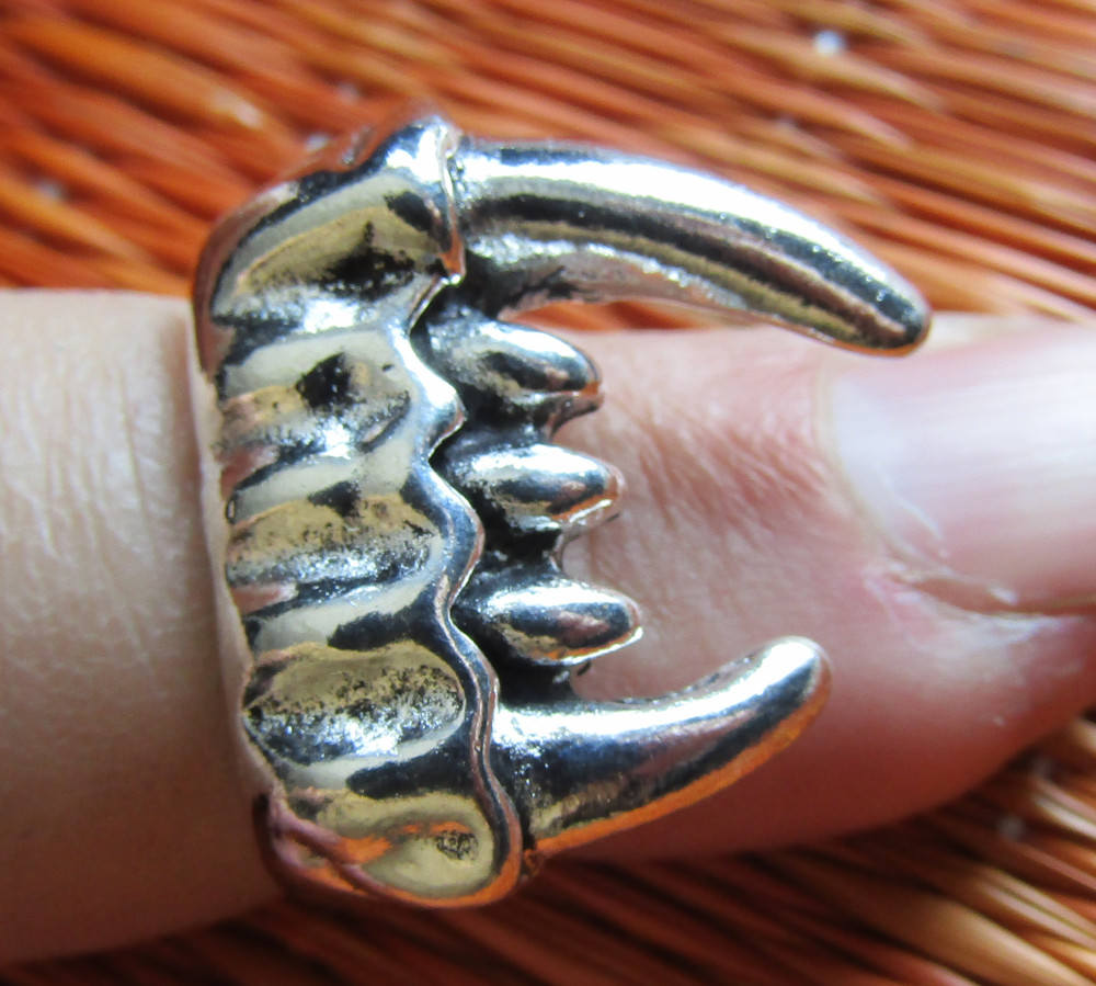 Inel Biker Ring Fangs
