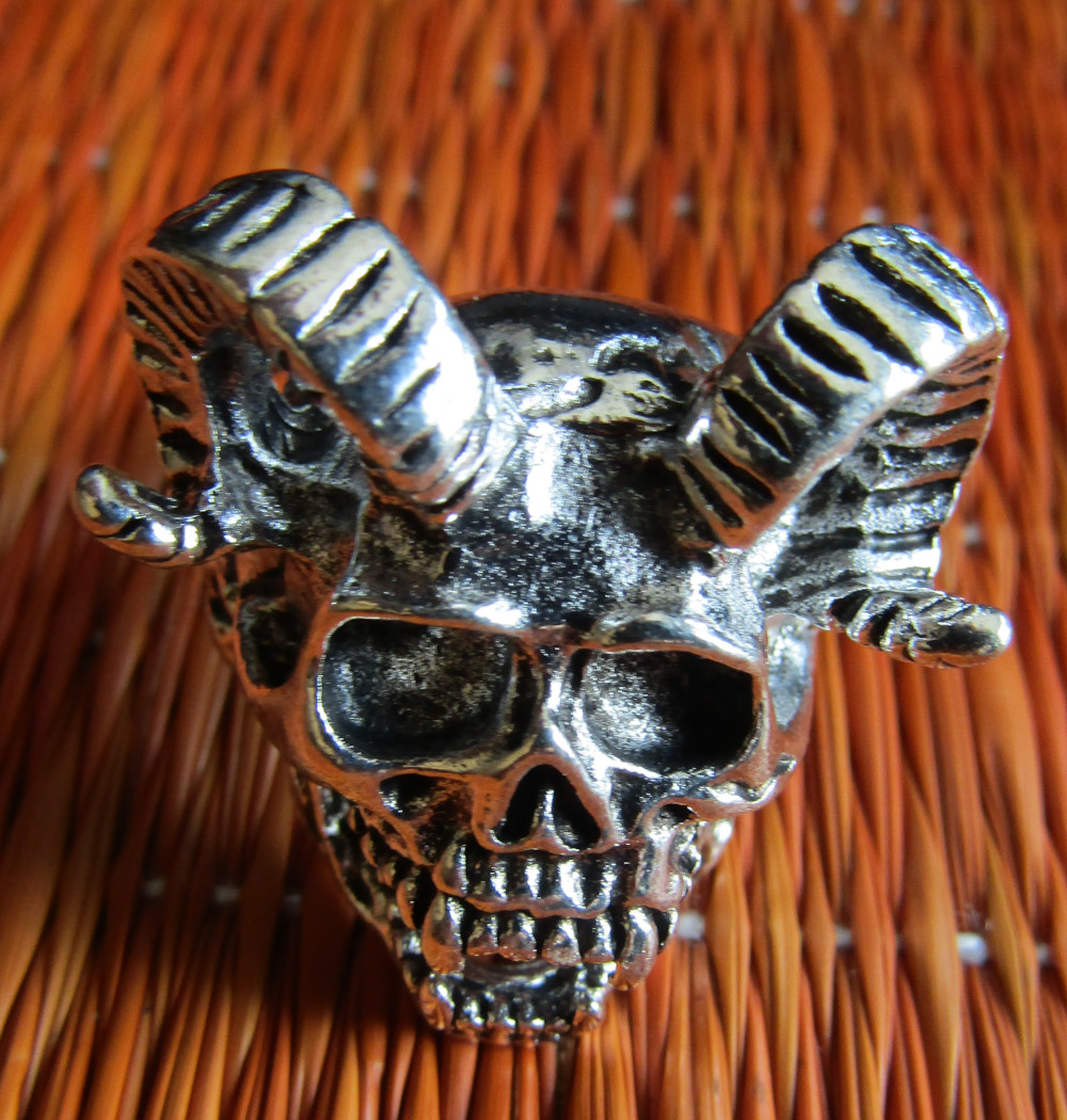 Inel Biker Ring Horns