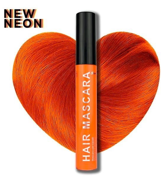 Rimel Colorat Pentru Par NEON HAIR MASCARA ORANGE
