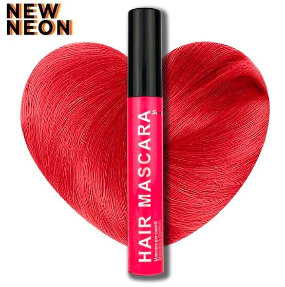 Rimel colorat pentru par NEON HAIR MASCARA PINK