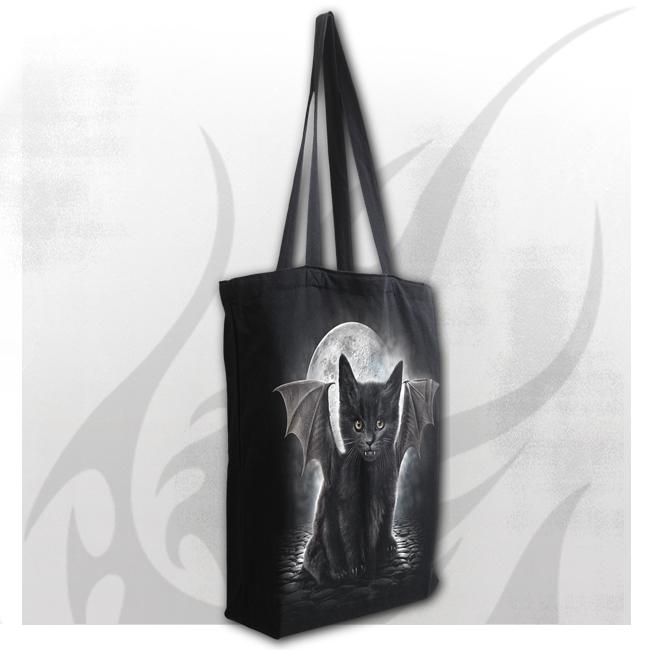 Sacosa  umar  F015A311  BAT CAT - Bag 4 Life - Canvas 80z Long Handle Tote Bag