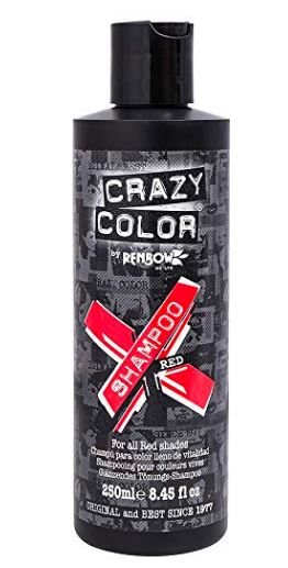 Sampon nuantator pentru par vopsit Crazy Color Red (Lichidare stoc)