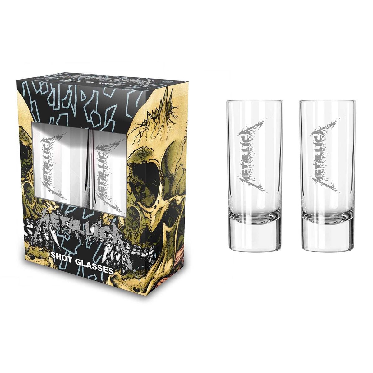 Set 2 pahare mici pt. shot  (0.06 L) METALLICA - Sad But True SG035