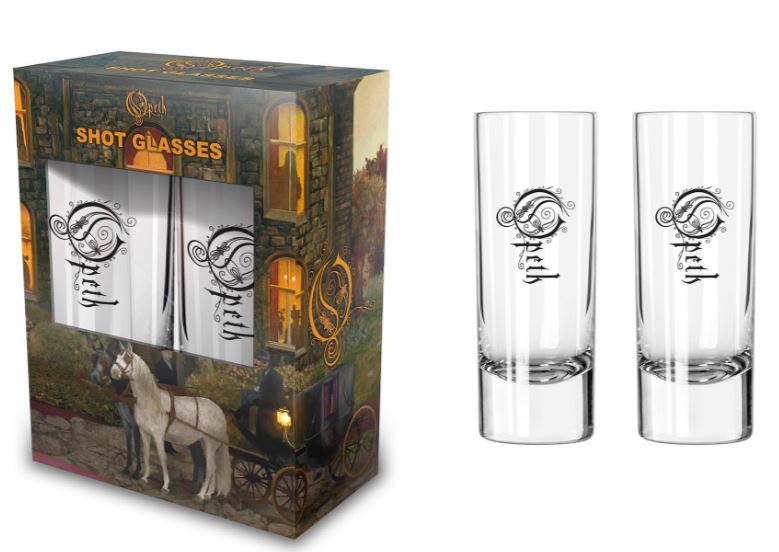 Set 2 pahare mici pt. shot  (0.06 L) Opeth  - In Caude Venenum