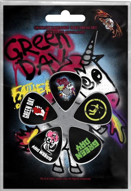 Set 5 pene de chitara GREEN DAY - FATHER OF ALL  PP050