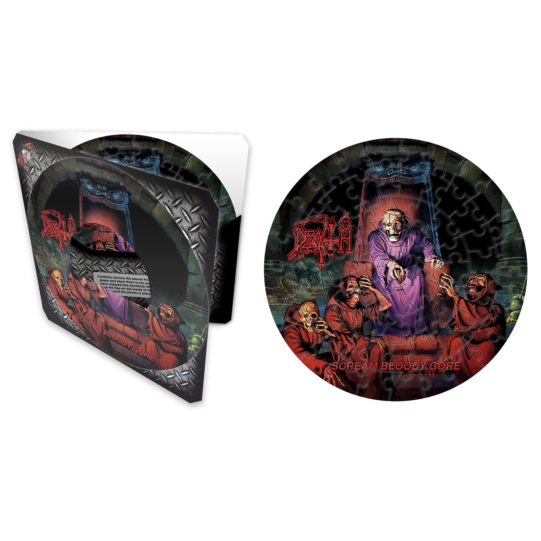 Set puzzle (72 piese) Death - Scream Bloody Gore