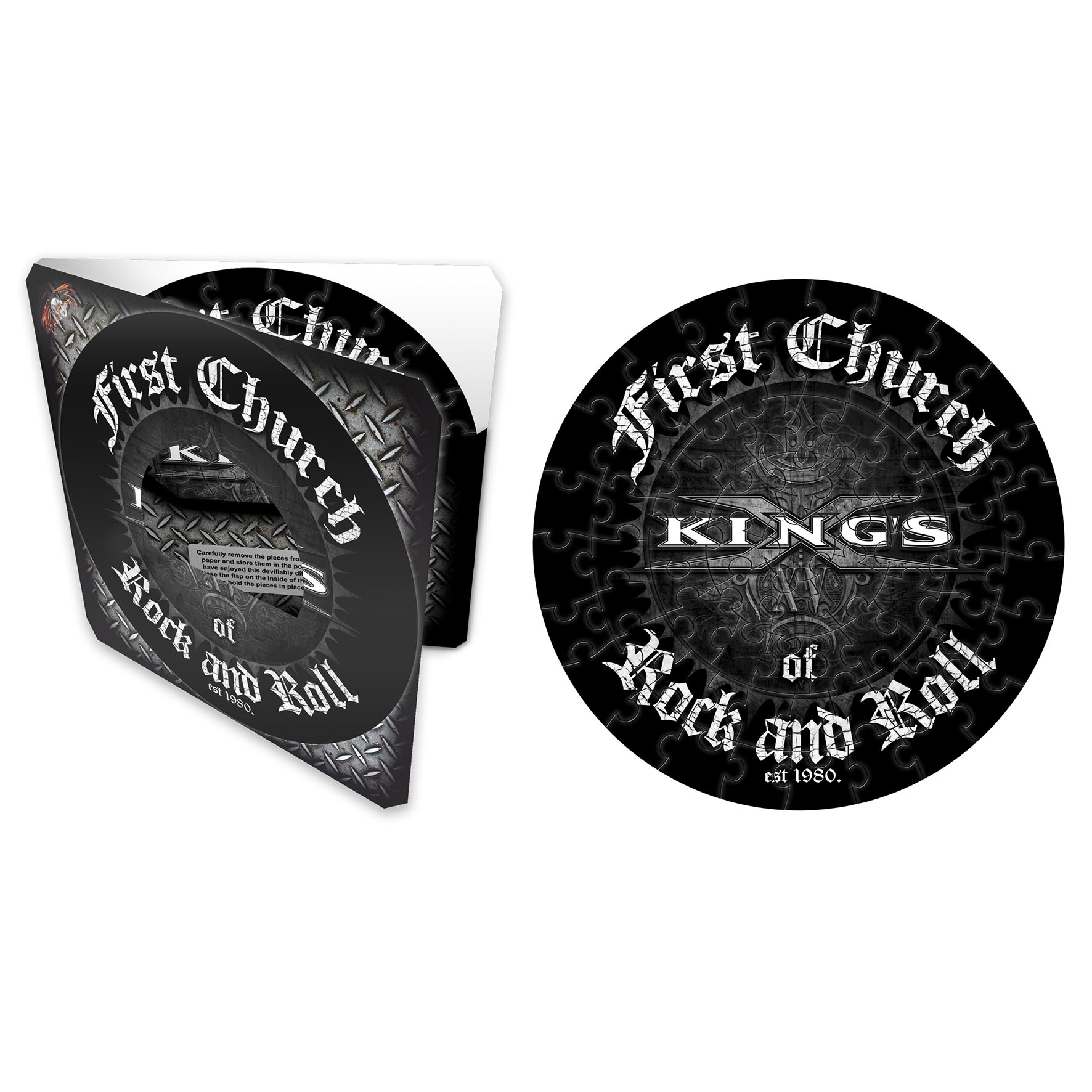 Set puzzle (72 piese) Kings X - First Church