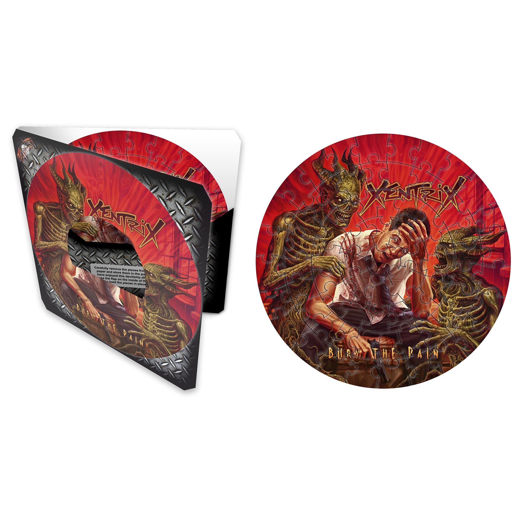 Set puzzle (72 piese) Xentrix - Bury The Pain