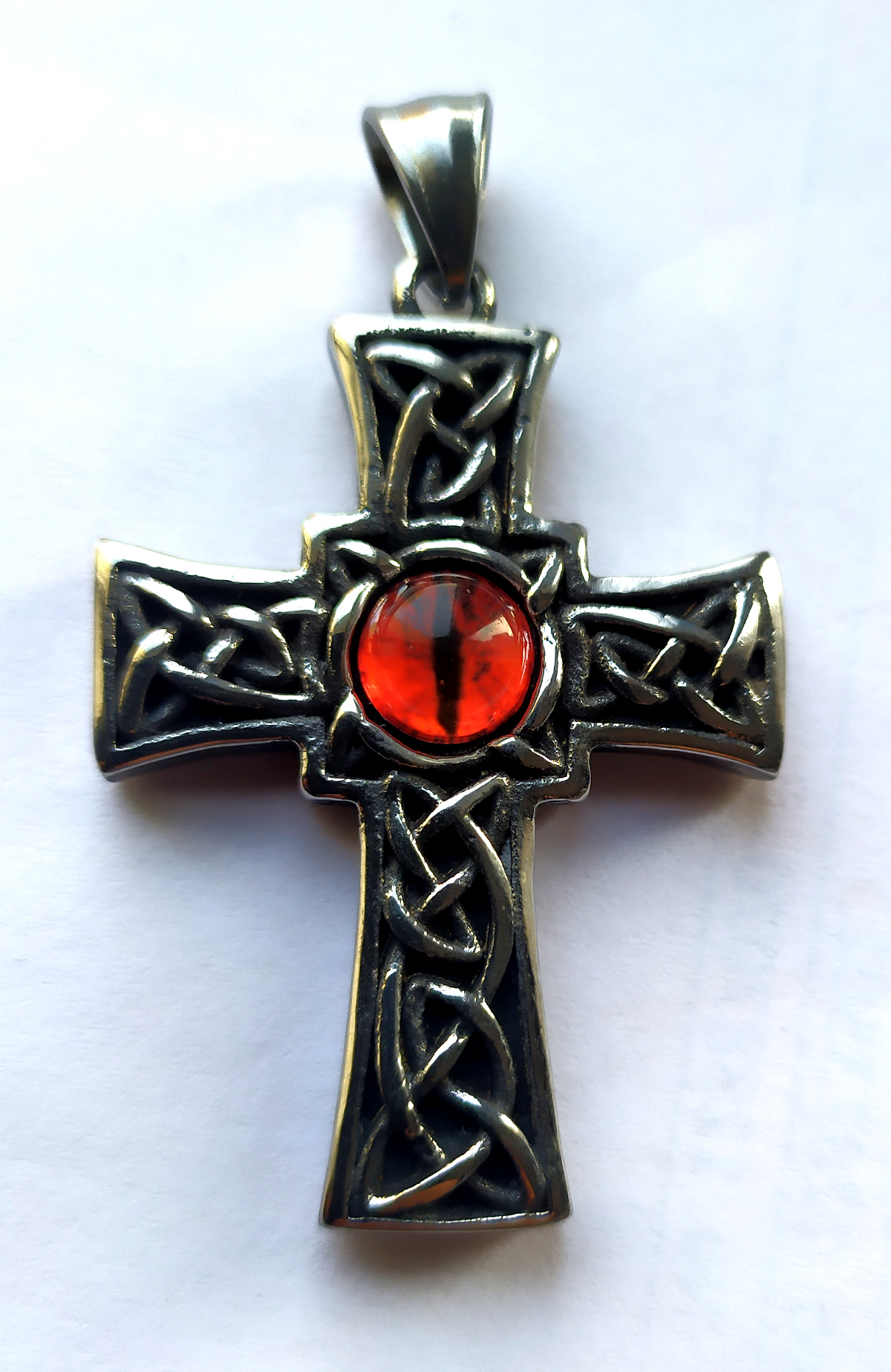 SK4077 Pandantiv  inox Eyed Cross