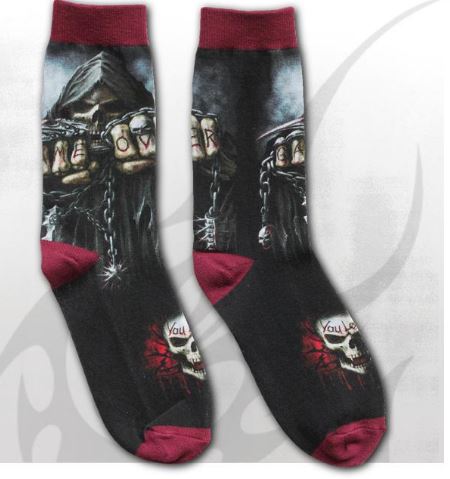 Sosete T026A808  GAME OVER - Unisex Printed Socks (S/M/L)