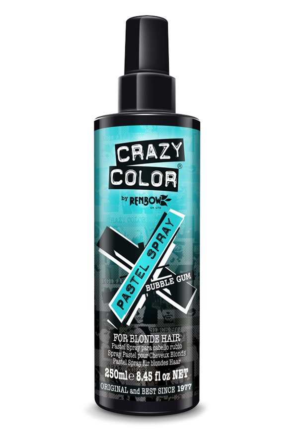 Spray pentru par Crazy Color Pastel BUBBLEGUM BLUE