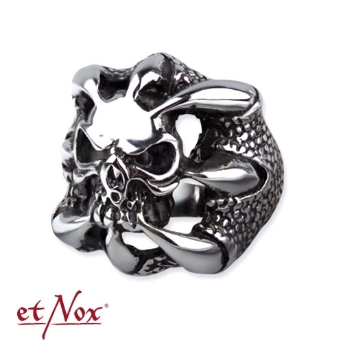 SR1162 Inel de inox Claw Skull