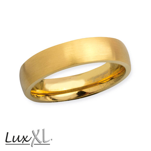 SR119GM  Inel de inox Matt with plating 5 mm (golden)