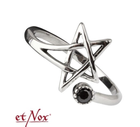 SR1220 Inel de inox Pentagram