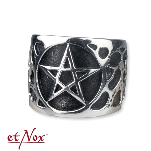 SR1602 Inel de inox Pentagram