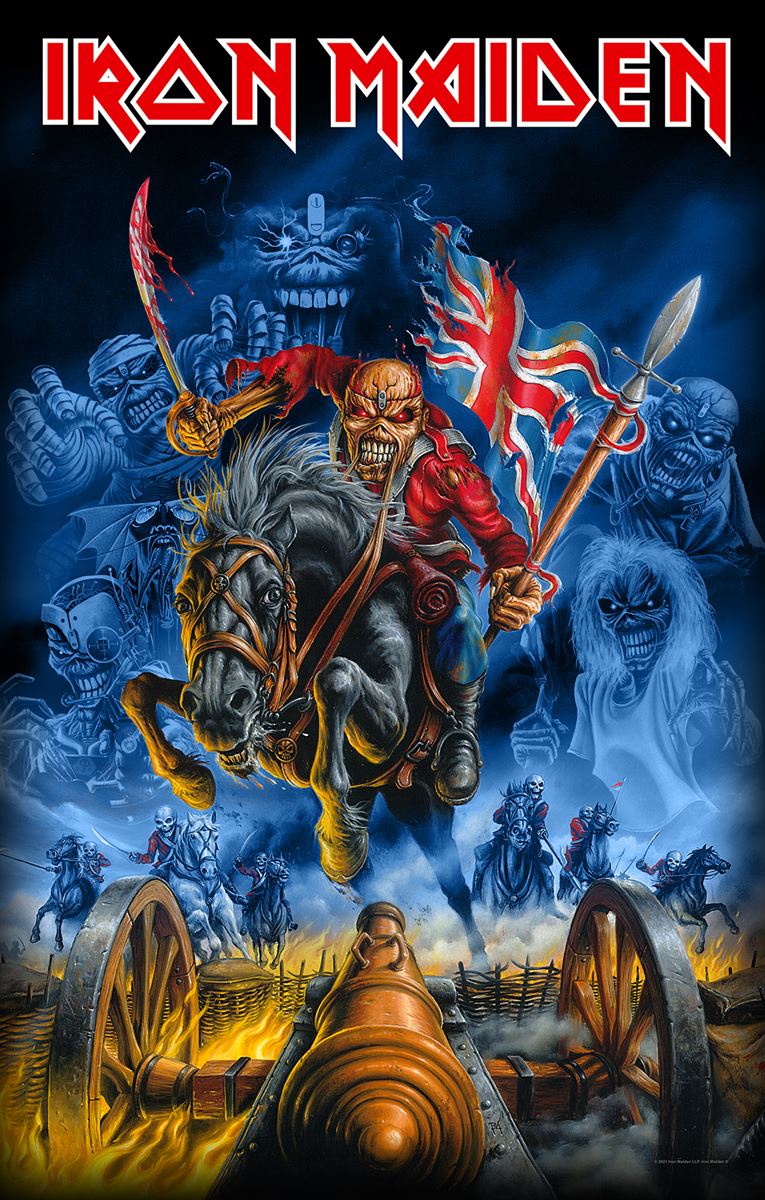 Steag IRON MAIDEN - Maiden England TP282