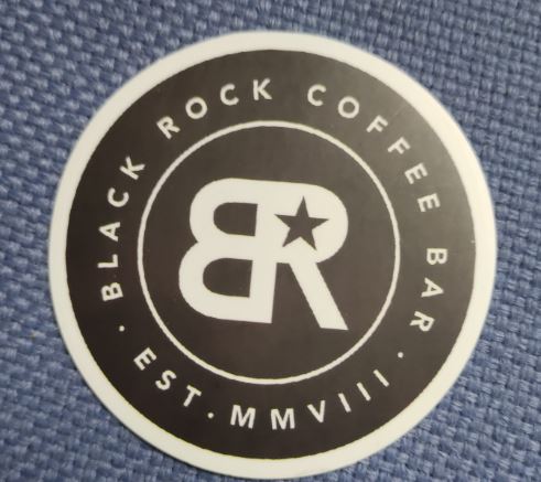 Sticker (abtibild) Black Rock Coffee (JBG)