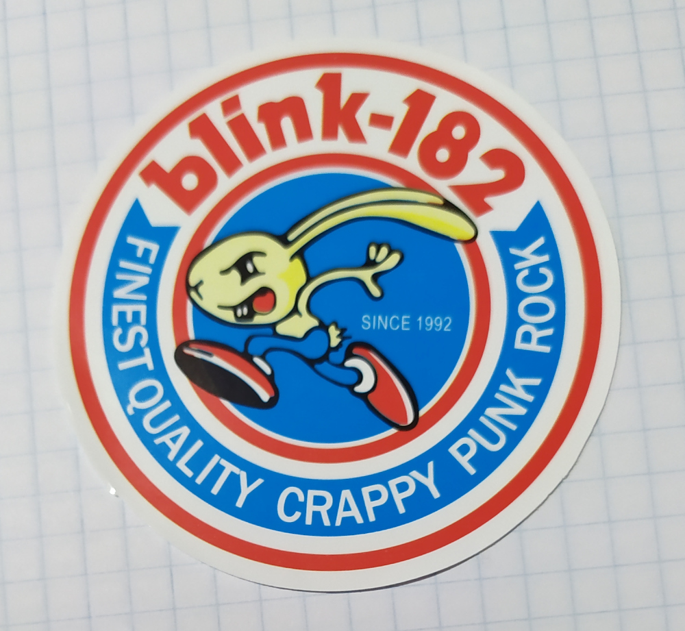 Sticker (abtibild) Blink 182 - Crappy Punk Rock
