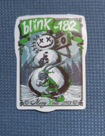 Sticker (abtibild) Blink 182 Snowman (JBG)