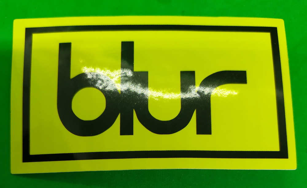 Sticker (abtibild) BLUR Logo (JBG)