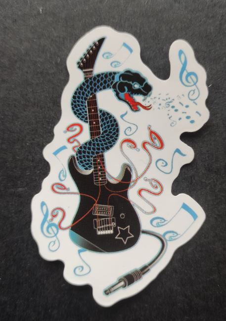 Sticker (abtibild) Chitara si sarpe (JBG)