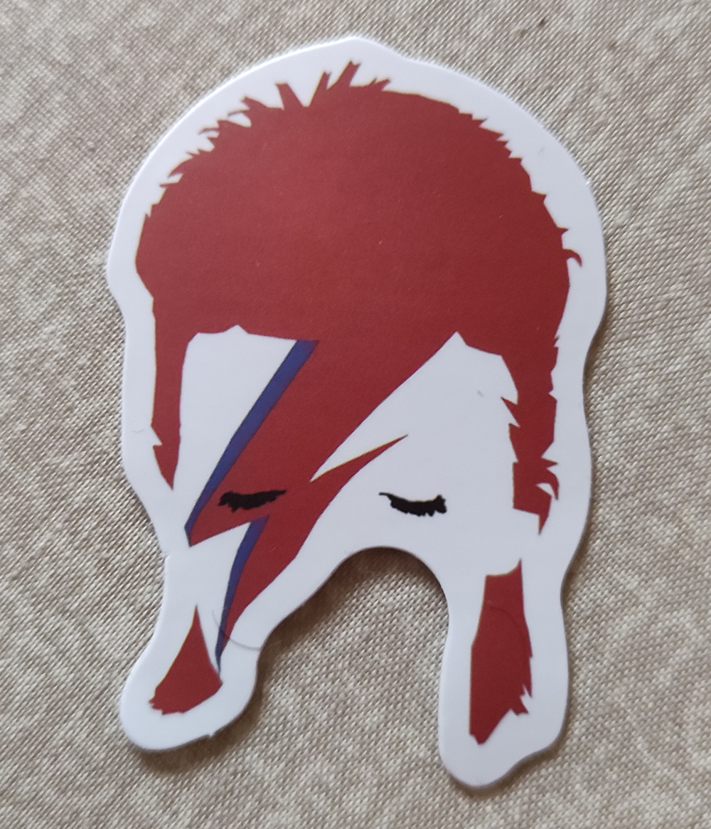 Sticker (abtibild) DAVID BOWIE Hair (JBG)