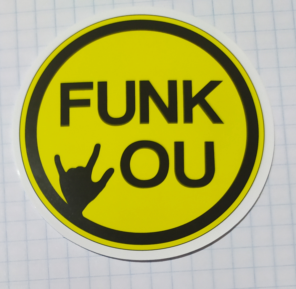 Sticker (abtibild) Funk You (JBG)