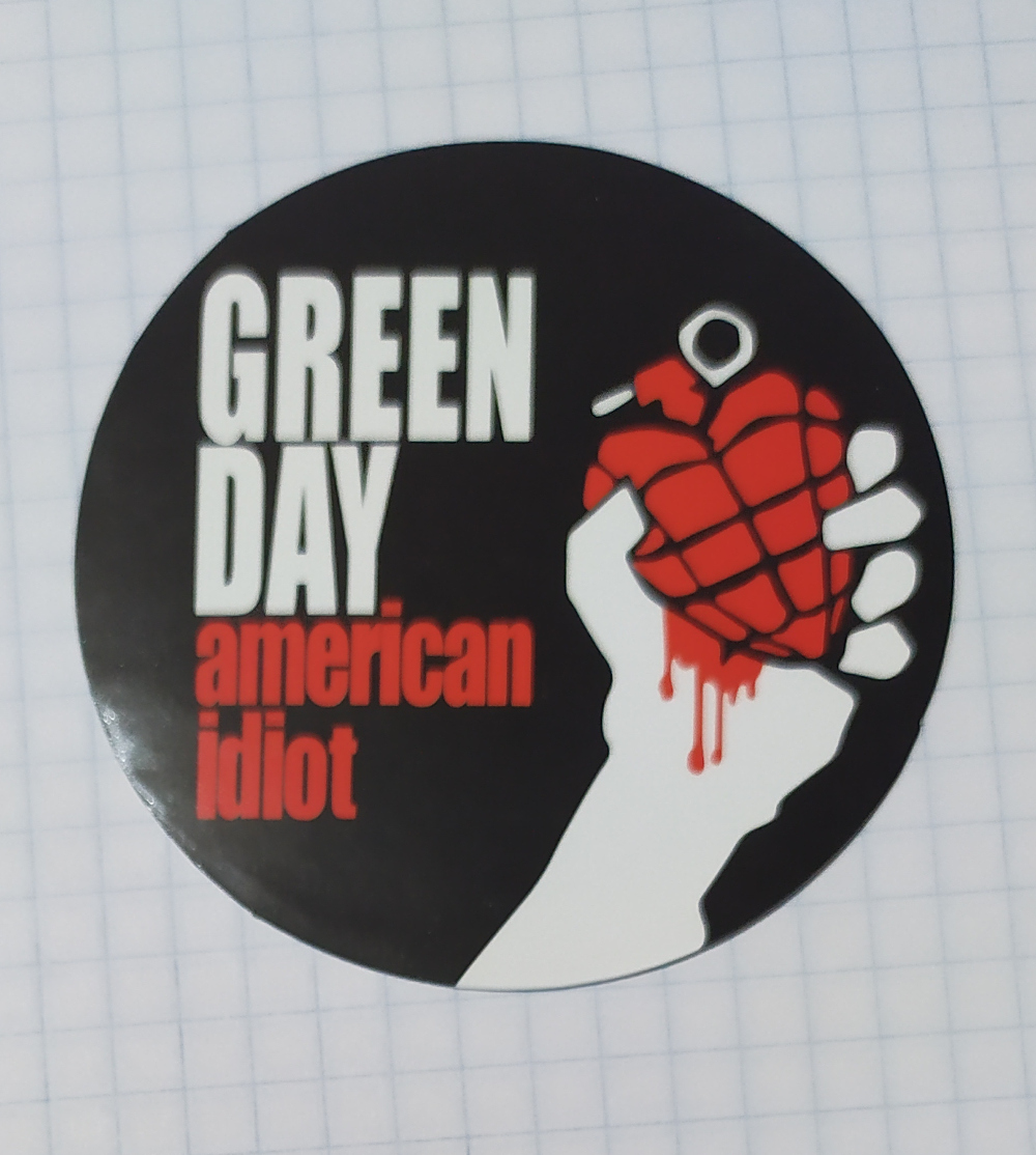 Sticker (abtibild) GREEN DAY American Idiot