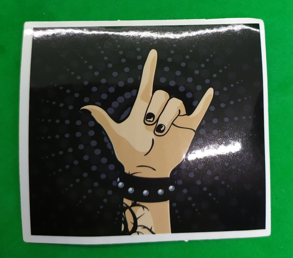 Sticker (abtibild) HORNS Patrat (JBG)