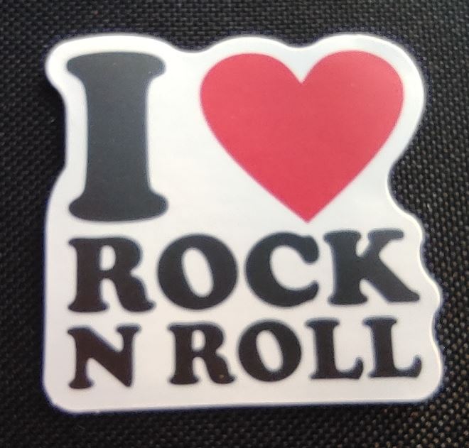 Sticker (abtibild) I Love Rock n Roll (JBG)