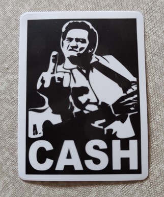 Sticker (abtibild) Johnny Cash (JBG)