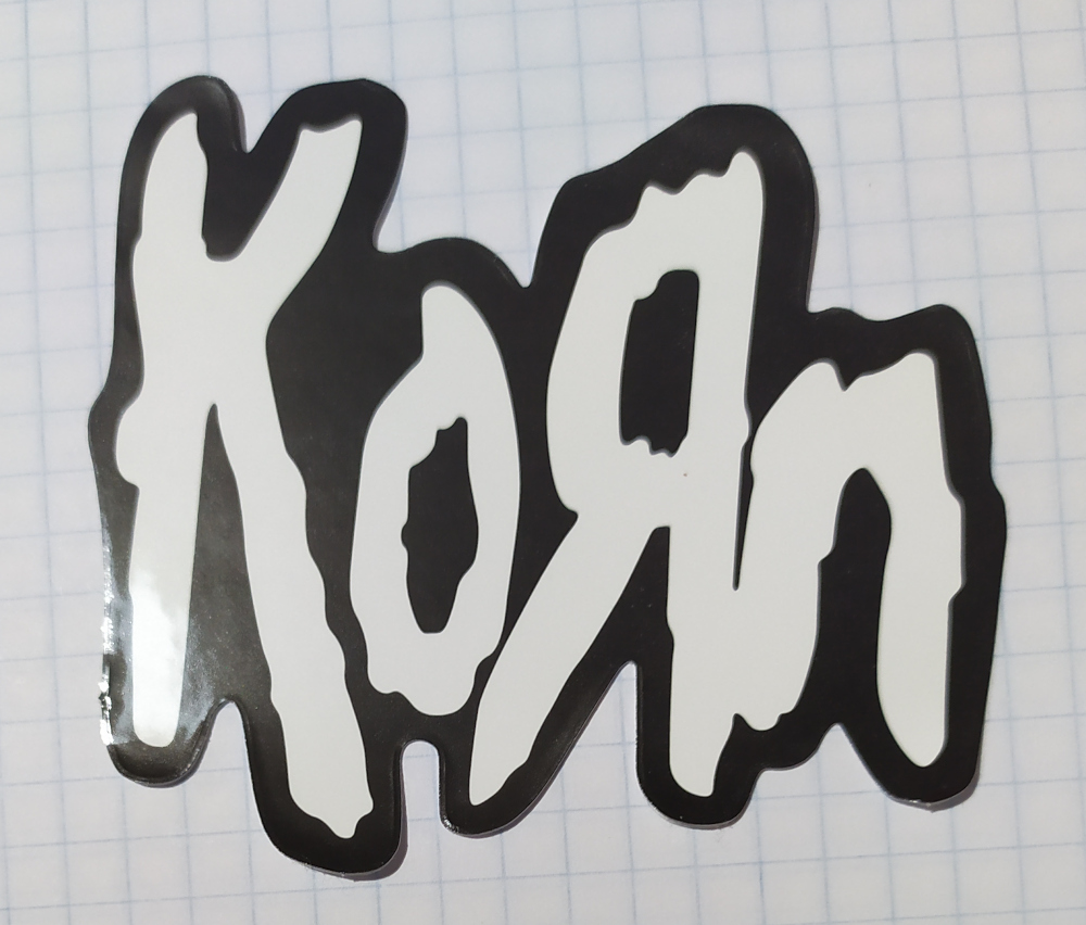 Sticker (abtibild) KORN