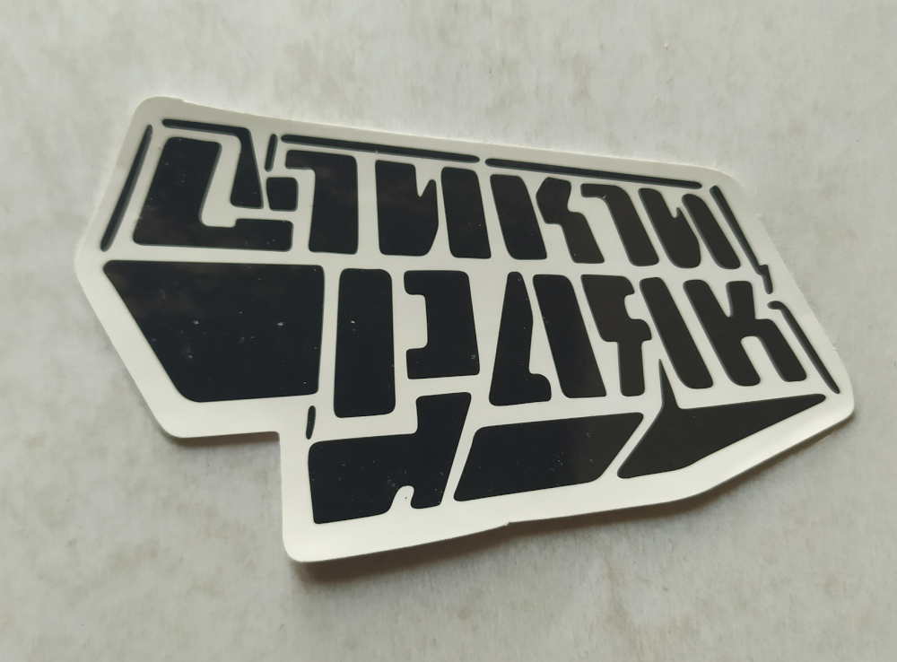 Sticker (abtibild) Linkin Park black logo (JBG)
